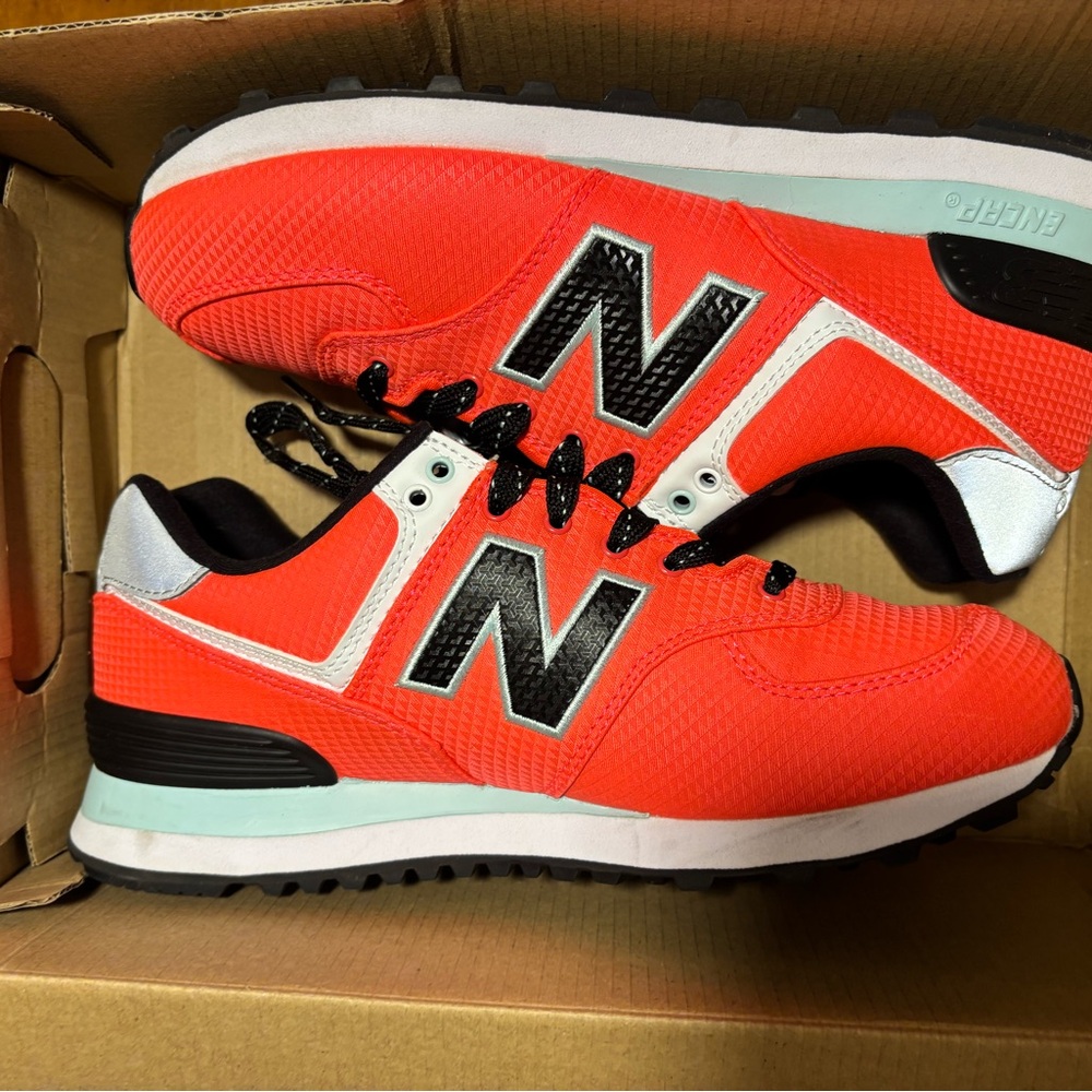 New Balance Women's Classics in Red and Black